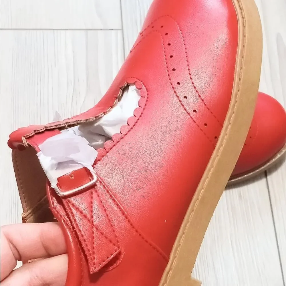 (S-4375) ZBY Kids Mary Jane Sz 4